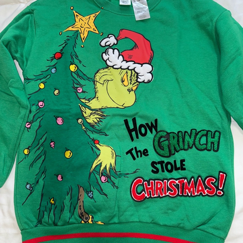 Dr. Seuss Green Grinch Holiday Shirt